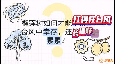 第四节：中国榴莲突围战：为生存重塑权型，抗台风矮化栽培与力学牵引，课程：《国产榴莲突围战：从泰国经验到中国实操的8堂必修课（高阶实战版）》