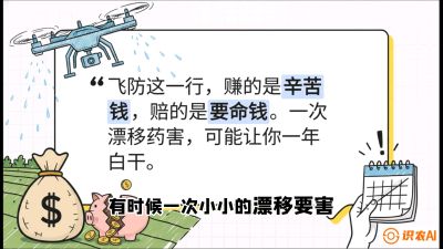第6节：无人机干活不&ldquo;赔钱&rdquo;&mdash;&mdash;防漂移、避药害的保命红线，课程：《无人机植保搞钱必修课：从&ldquo;瞎飞&rdquo;到&ldquo;懂行&rdquo;的6步进阶》