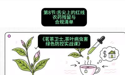 第08节：舌尖上的红线&mdash;&mdash;农药残留与合规清单，课程：《茗茶卫士&mdash;&mdash;茶叶病虫害绿色防控实战课》#识农AI